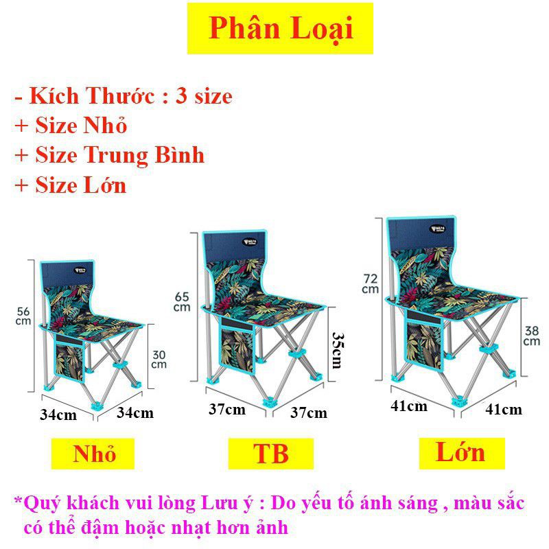 Ghế xếp, ghế câu cá hạ bích gấp gọn mini bỏ túi dễ dàng mang đi du lịch,dã ngoại