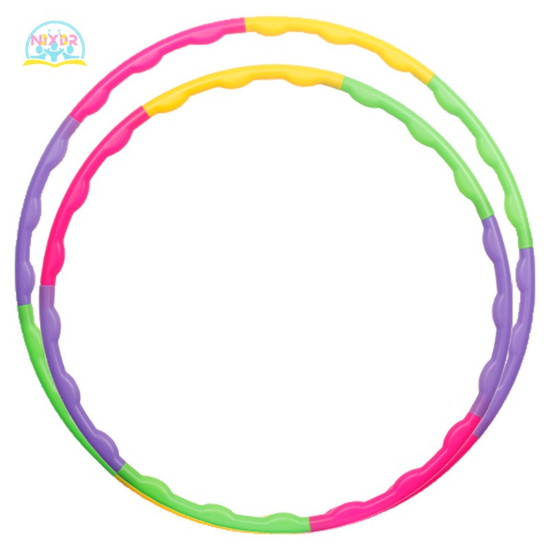 Vòng Lắc Hula Bằng Nhựa Nhiều Màu Sắc Có Thể Tháo Rời Tiện Dụng Cho Bé