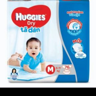 Tã dán huggies m76,l68