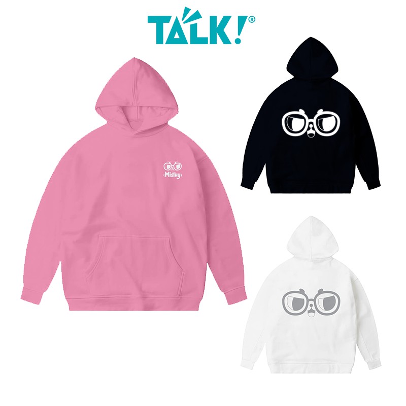 [TALK!] Áo Hoodie Phản Quang Mihi Cute Glasses unisex năng động dành cho fan Misthy