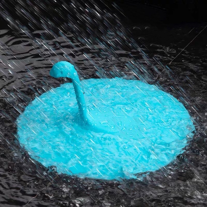 Miếng Silicone Quái vật hồ Loch Ness  khử mùi sàn nắp cống thoát nước khử mùi nhà bếp tròn nút nước nhà vệ sinh