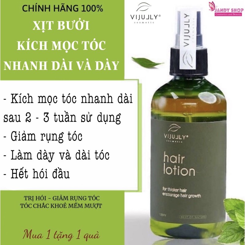 [HIỆU QUẢ 100%]XỊT BƯỞI VIJULLY KÍCH MỌC TÓC SIÊU DÀI