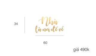 Chữ trang trí phòng ( có nhận làm theo yêu cầu)