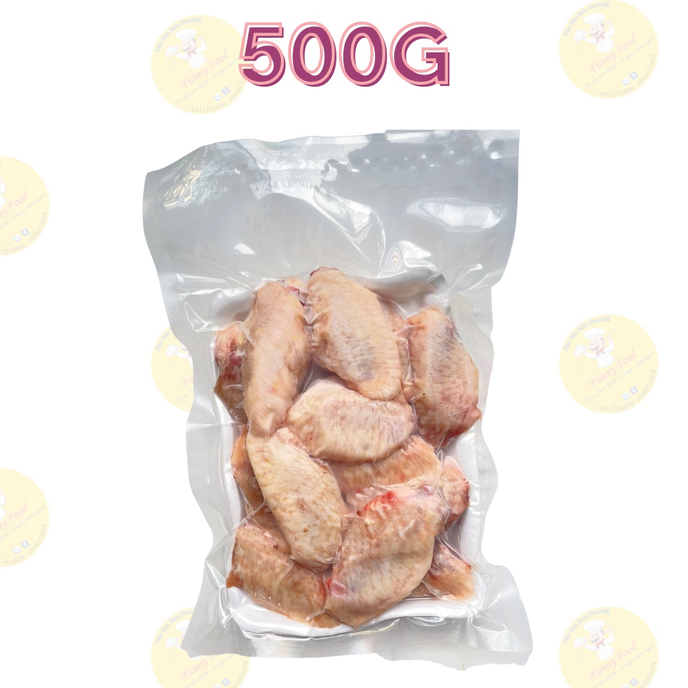 Cánh gà khúc giữa cánh gà nhập khẩu ba lan 500g ship hỏa tốc hcm funnyfood - ảnh sản phẩm 6