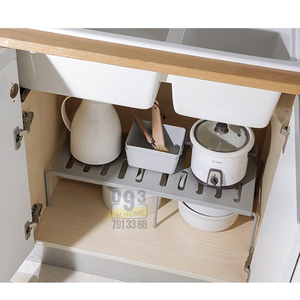 Kệ Đa Năng Chia Ngăn Tủ Không Cần Khoan Bắt Vít Đa Năng 62cm