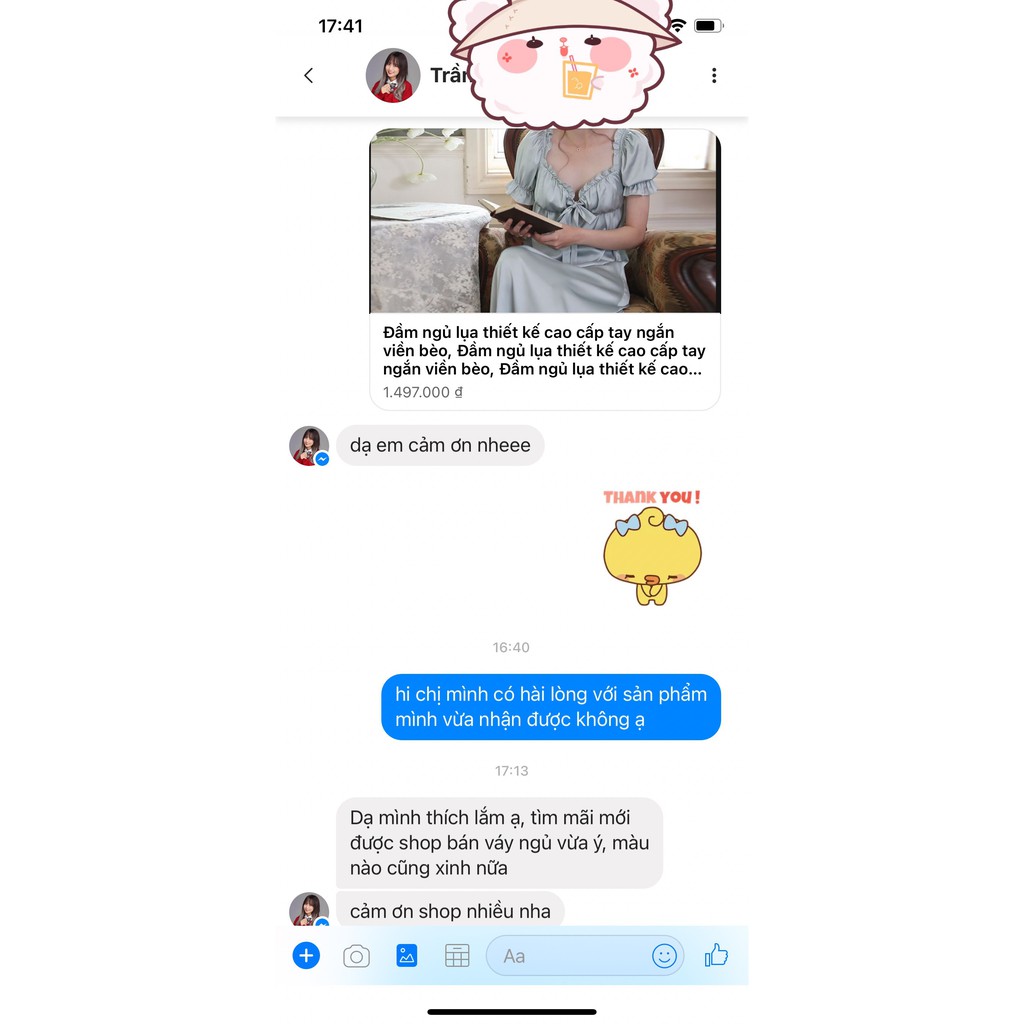 Đầm ngủ lụa thiết kế cao cấp tay ngắn viền bèo | BigBuy360 - bigbuy360.vn