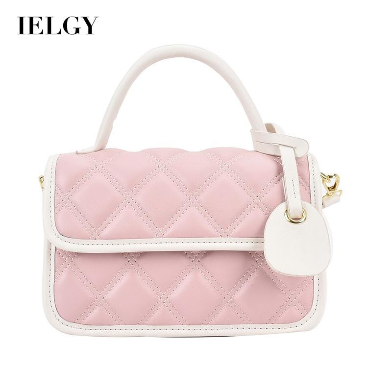 Túi đeo vai IELGY hình vuông cỡ nhỏ phong cách thời trang cho nữ