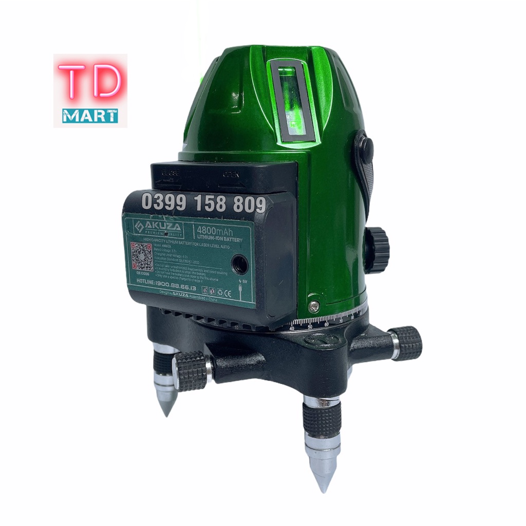 Máy cân bằng laser, máy bắn cốt 5 Tia xanh AKUZA AK - 686D [ Chính Hãng ]