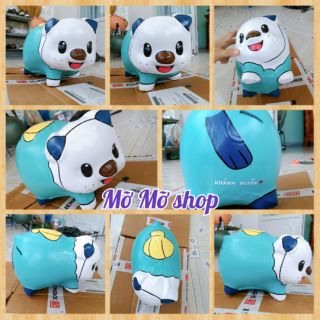 Heo đất pokemon Oshawott - heo đất handmade