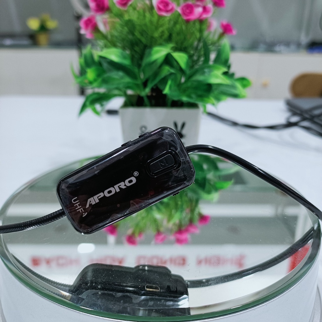 Micro trợ giảng không dây APORO chuyên dùng cho máy trợ giảng APORO T9,T20,T30 tần số UHF