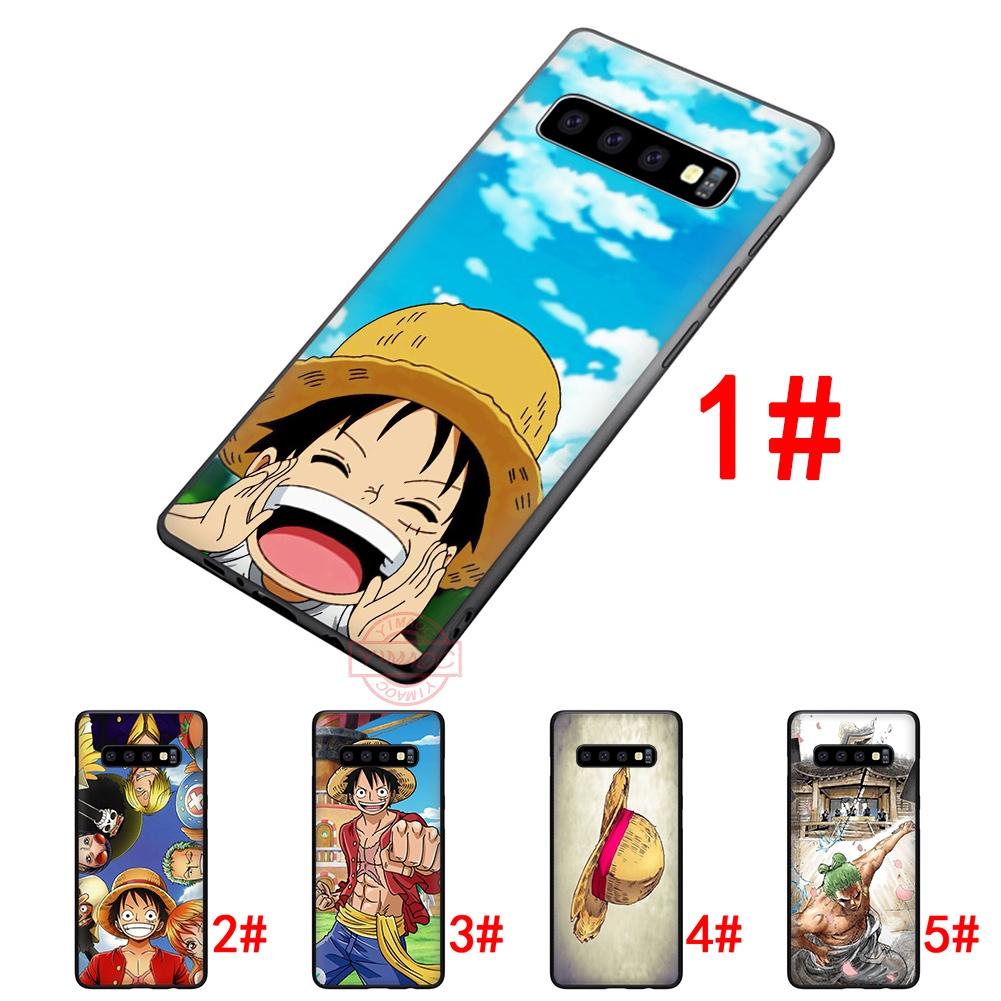 Ốp điện thoại từ nhựa dẻo in hình One Piece cho Samsung Galaxy S7 Edge S8 S9 S10 Plus Note 8 9