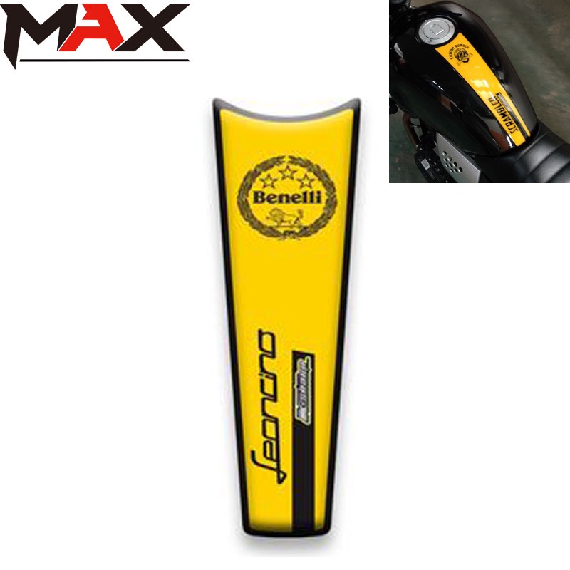 Miếng dán trang trí bình xăng Benelli Leoncino Cub 500 chống nước bằng nhựa resin hình xương cá