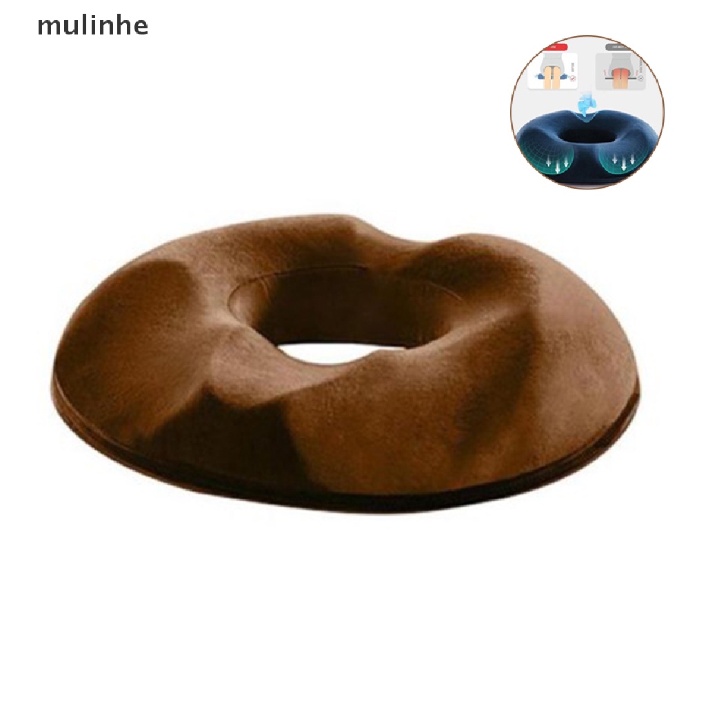 Đệm Ngồi Hình Bánh Donut Mềm Mại Thoải Mái Hỗ Trợ Giảm Bệnh Trĩ