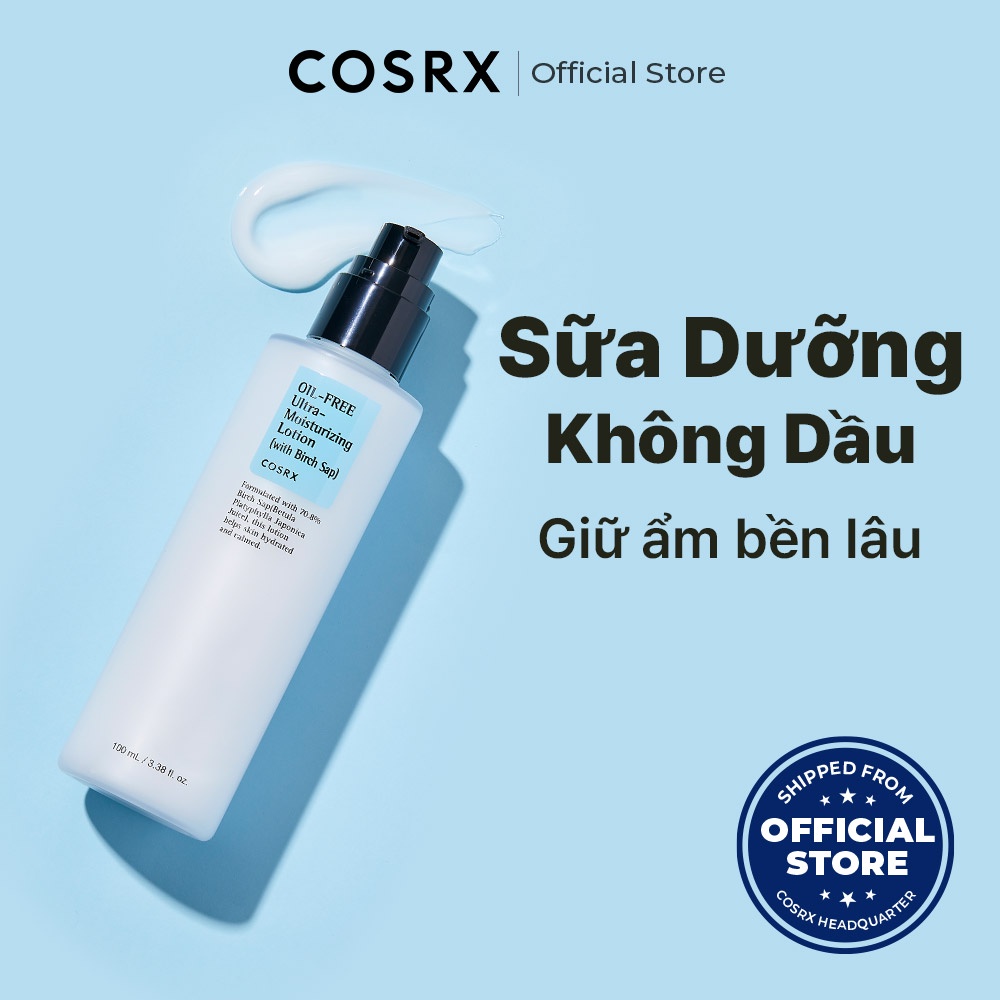 Sữa dưỡng COSRX chuyên sâu không chứa dầu dung tích 100ml