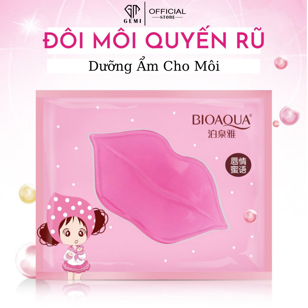 Mặt Nạ Dưỡng Môi 𝑭𝒓𝒆𝒆𝒔𝒉𝒊𝒑 Mask Dưỡng Môi Hồng Bioaqua - Nội Địa Trung