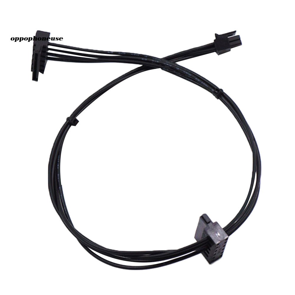 【OPHE】Replacement Mini 4Pin to 2 SATA SDD Power Supply Cable for Lenovo Main Board