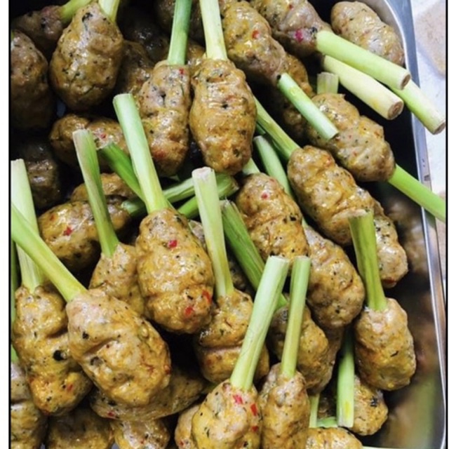 (DTFood-CHUYÊN SỈ) NEM ỐC HÀ THÀNH BỌC XẢ  THƠM NGON CHUẨN VỊ