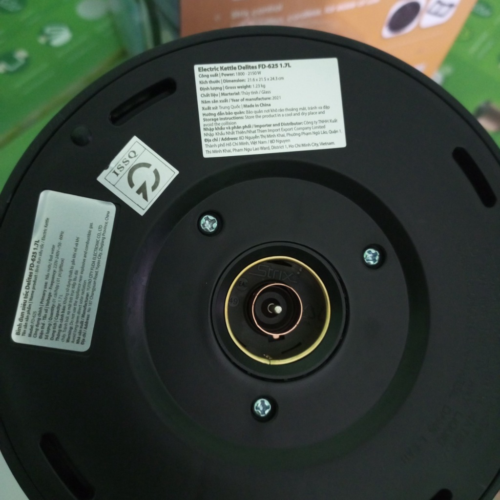 Ấm đun siêu tốc Delites 1.7 lít FD-625