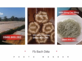 Miến dong đỏ Cao Bằng