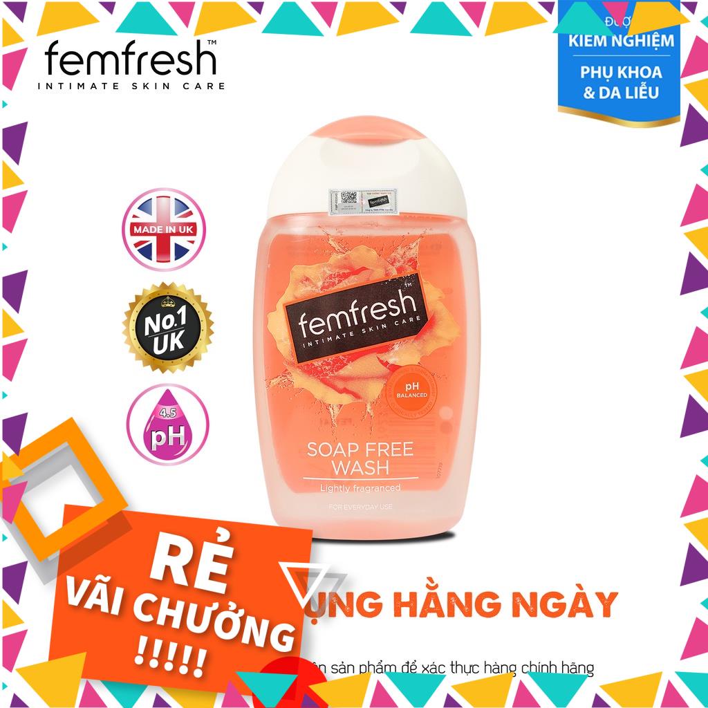 Dung dịch vệ sinh hằng ngày cho vùng kín sạch thơm tươi mới suốt ngày dài Femfresh Daily Intimate Wash 150ml