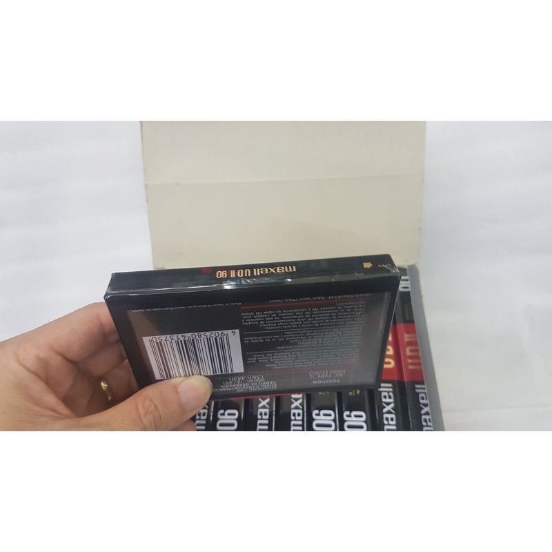 01 BĂNG UDII MỚI NGUYÊN CHƯA BÓC SEAL NEW ORIGINAL 100% CASSETTE UDII 90MIN IEC TYPE II 1991 US