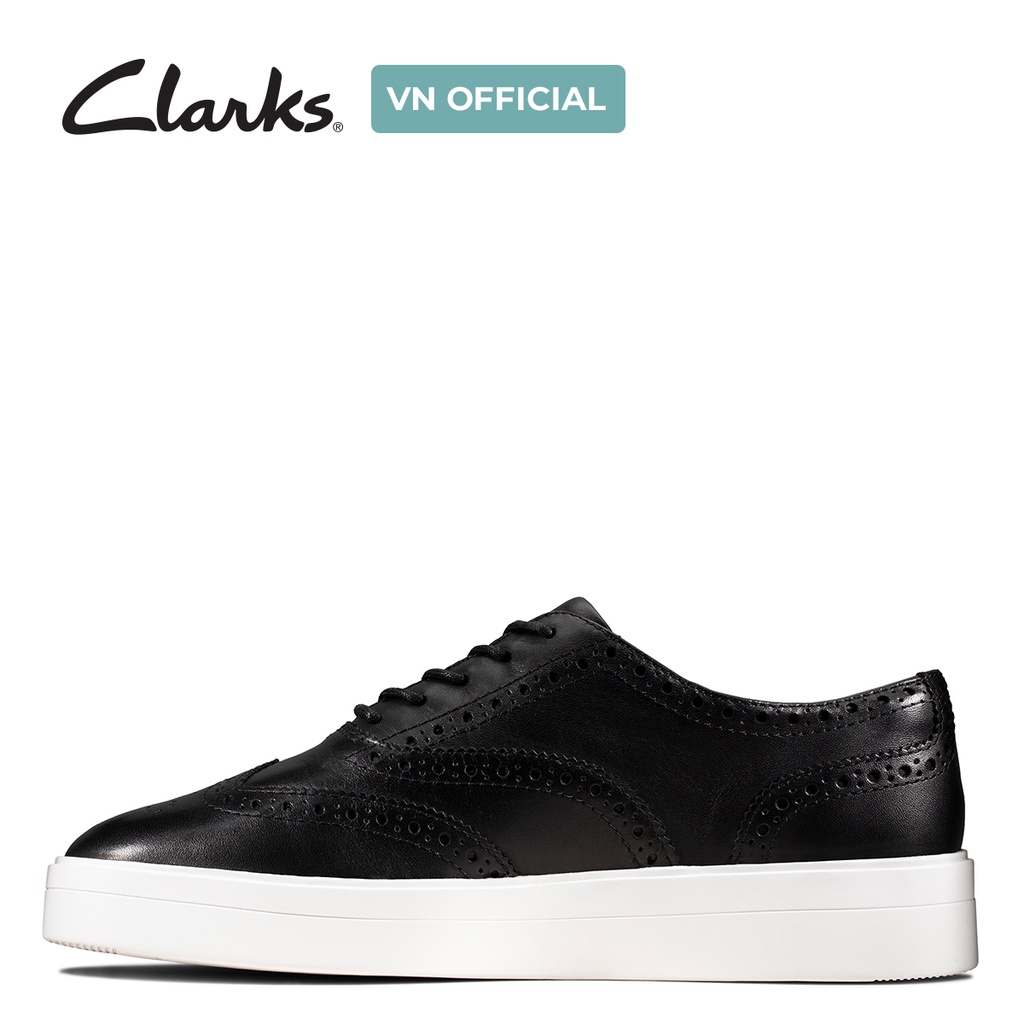 Giày Da Nữ màu Đen Hero Brogue