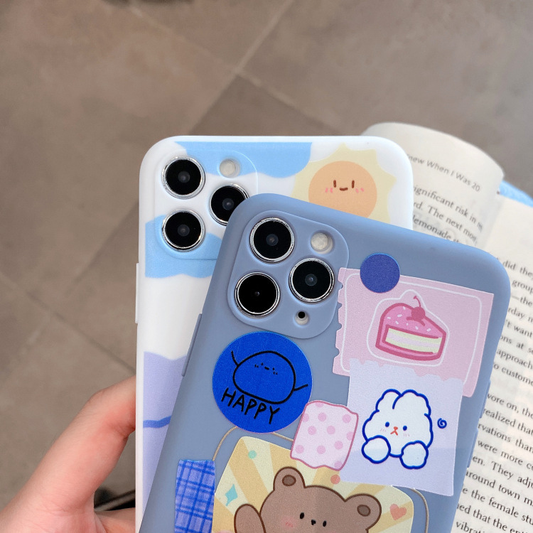 Ốp Điện Thoại Họa Tiết Hoạt Hình Xinh Xắn Cho Iphone 11max / Oppor17 / Vivox30 | BigBuy360 - bigbuy360.vn