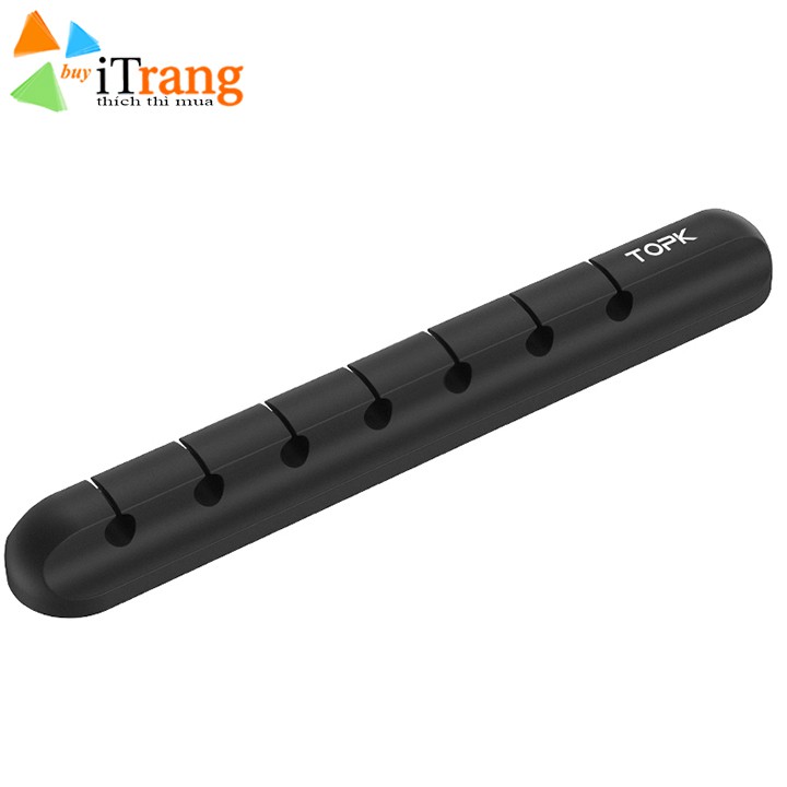 Thanh dán silicon kẹp cố định dây cáp sạc, dây điện, tai nghe, sắp xếp gọn gàng | BigBuy360 - bigbuy360.vn