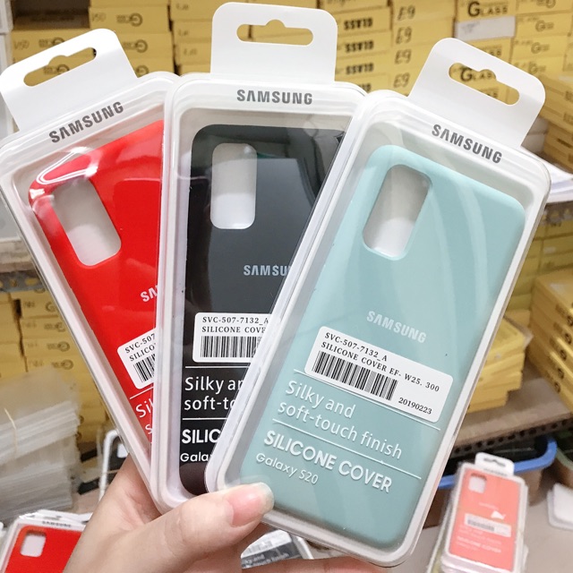 Ốp lưng Silicon Cover Galaxy S20  chống bám bẩn, chống bán vân tay