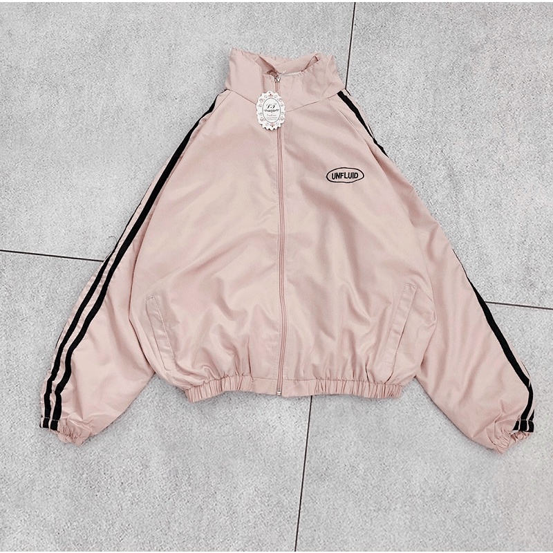 Áo Khoác Nữ UNISEX Phối Sọc Tay Chất Vải Gió 2 Lớp Cực Xinh  - ĐĂNG QUANG FASHION