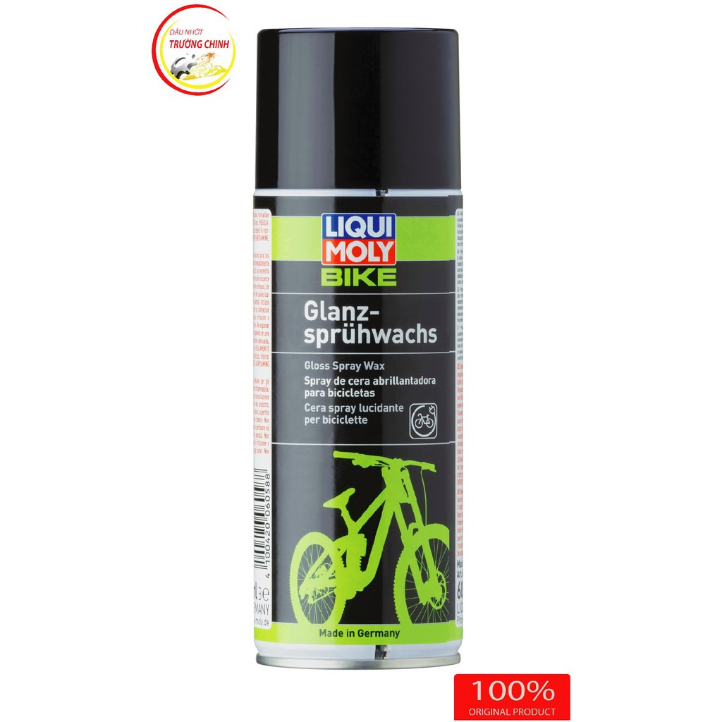 Sáp đánh bóng sơn xe đạp Moly Liqui Bike Gloss Spray Wax 6058 400ml