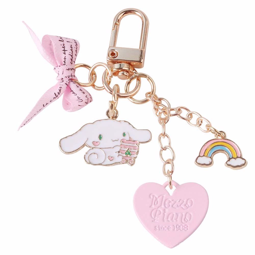 Móc khóa phối hình chú chó Cinnamon dễ thương