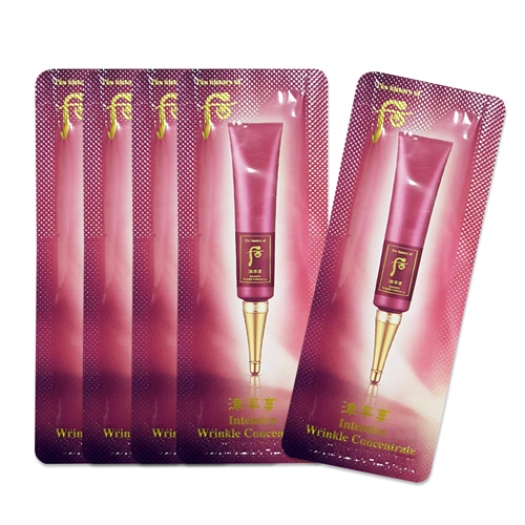 Gói kem chống nhăn khóe mắt whoo đỏ Intensive Wrinkle Concentrate 1ml