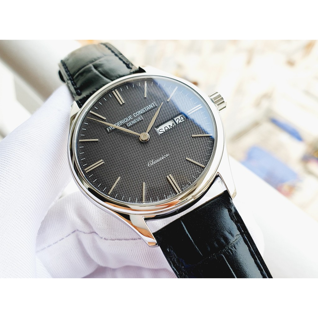 Đồng hồ nam chính hãng Frederique Constant FC-225ST5B6 - Máy Quartz pin Thụy Sĩ - Kính Sapphire