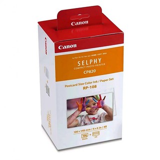 Hộp mực giấy in ảnh Canon Selphy RP-108