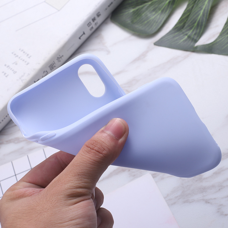 Pure Color IPhone Case for Iphone XR/XS MAS/X/7P/8 Plus All-inclusive Mobile Phone Soft Case | BigBuy360 - bigbuy360.vn