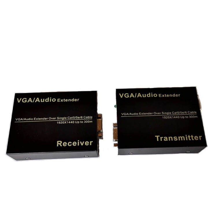 Bộ khuếch đại tín hiệu VGA và Audio 300m - VGA extender 300m - Bộ kích tín hiệu VGA 300m