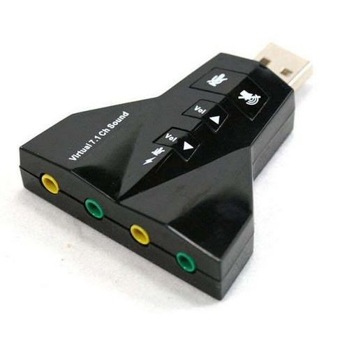 USB ra sound 7.1 3D Hình phi thuyền