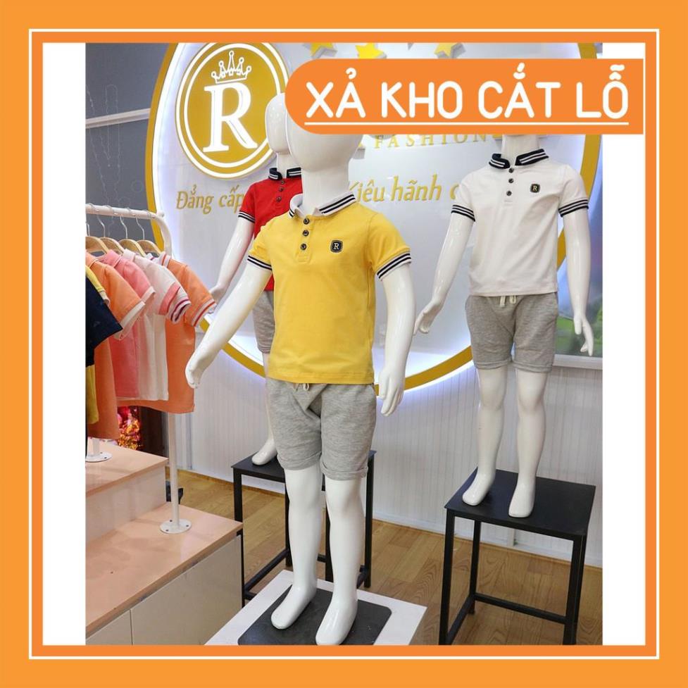 Combo 2 áo Polo cho Bé Trai cao cấp (9-29kg)- Royal KIDS