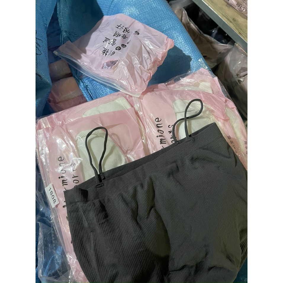 Áo 2 dây tăm- kèm mút đệm - SHOP THƠM PHẠM