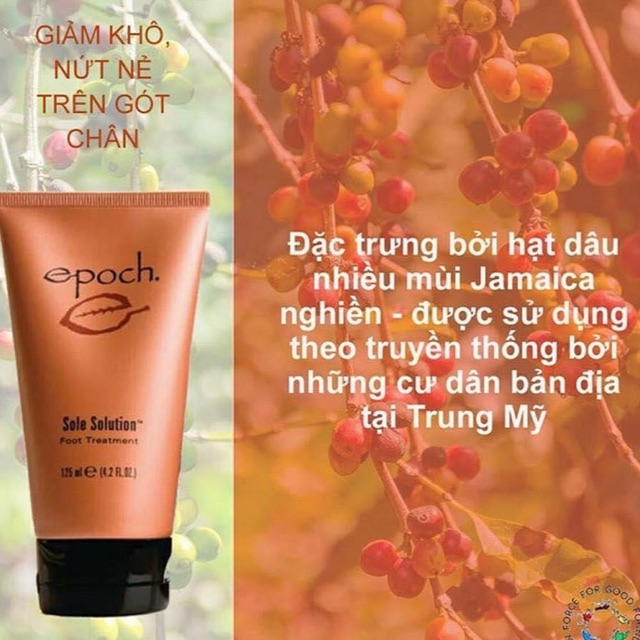 CHUYÊN SỈ NUSKIN] KEM TRỊ NỨT GÓT CHÂN - EPOCH SOLE SOLUTION FOOT 125ML