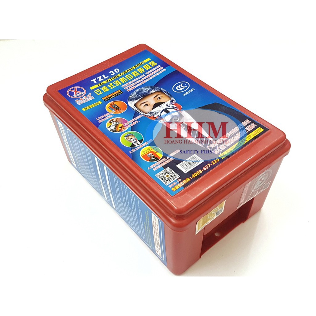 Mặt nạ chống khói - khí độc - thoát hiểm khẩn cấp ZLC30 - 30 Phút