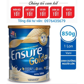 Sữa bột ensure gold vani 850g - date 2022