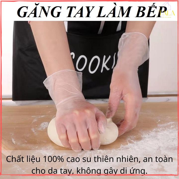 Găng tay làm bếp Victoria Bay hộp 100c - Găng tay nấu ăn siêu dai chất liệu TPE không mùi an toàn với da tay