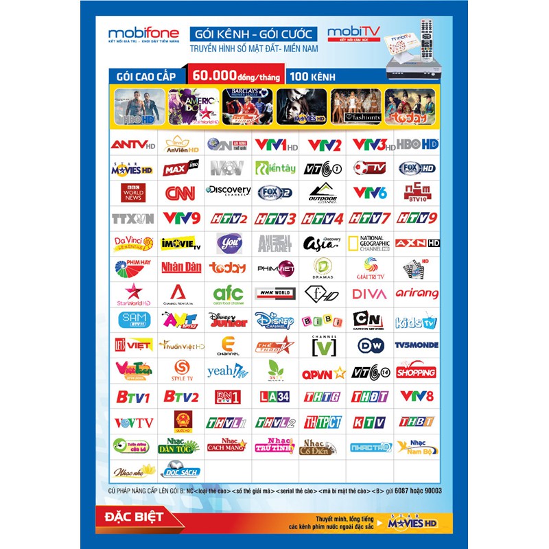 TRỌN BỘ MOBITV ANTEN NGOÀI TRỜI GÓI THUÊ BAO 03 THÁNG