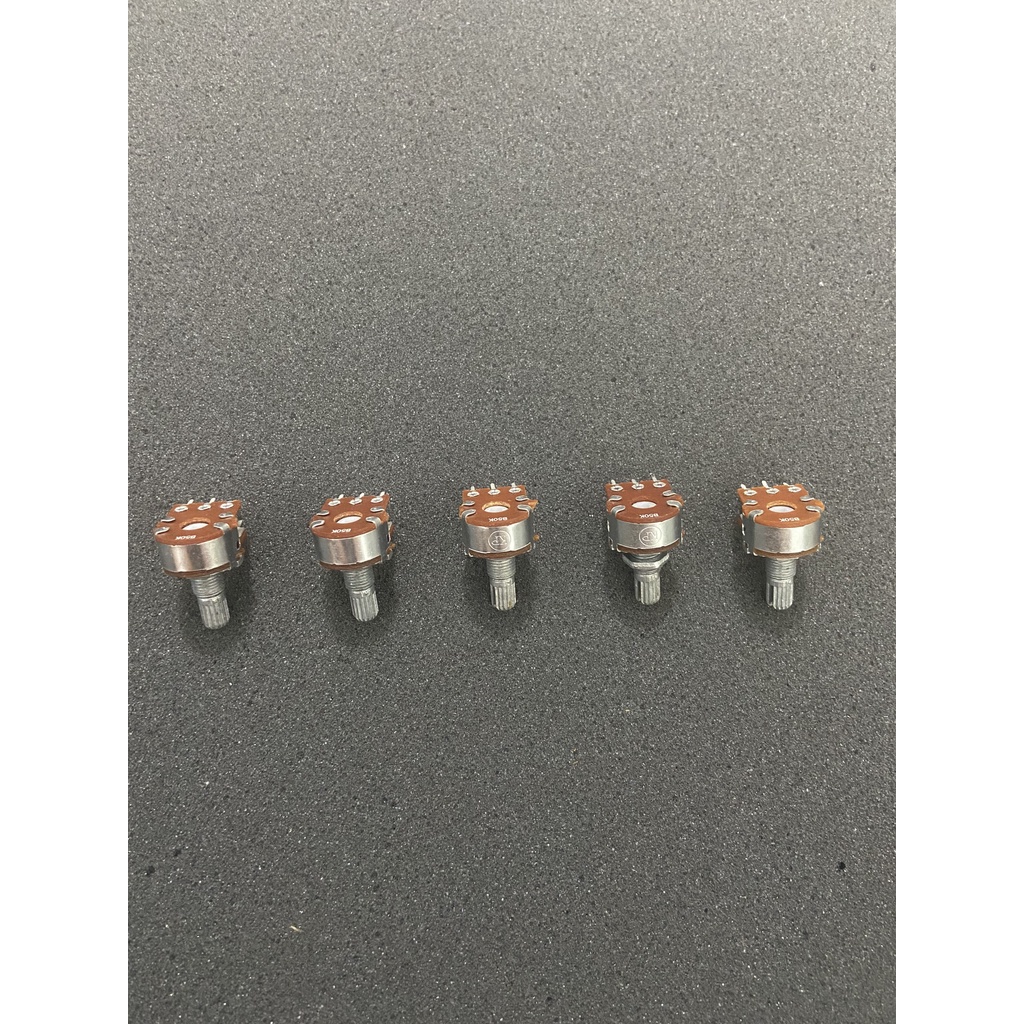 Biến trở KP đôi 50k Triết Áp Đài Loan ,hàng KP chính hãng volume amply cao cấp có nấc bi