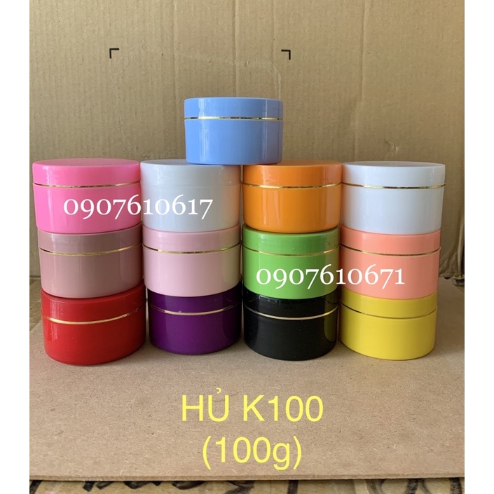COMBO 50 HỦ CHIẾT MỸ PHẨM K100 (100g)