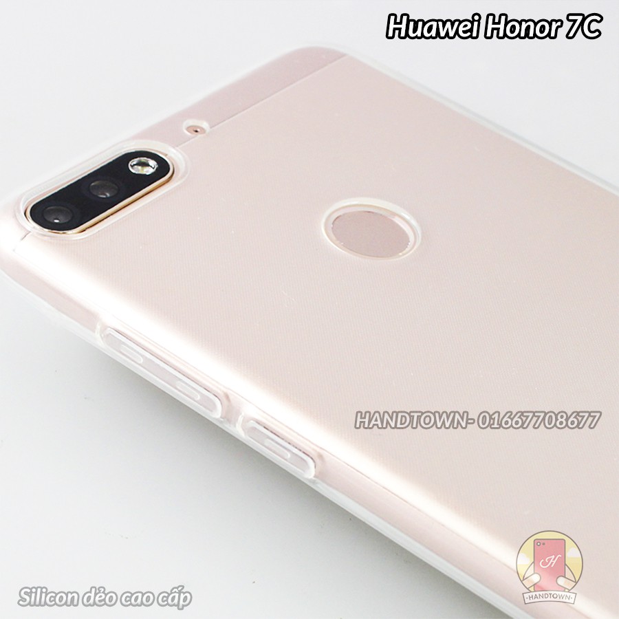Ốp Huawei honor 7c_silicon dẻo cao cấp