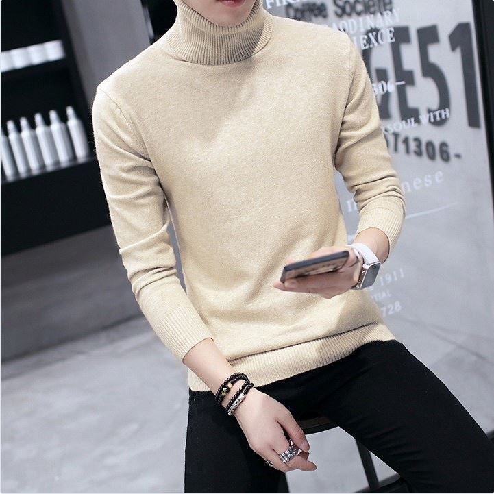 Áo len cổ lọ nam nữ 360 CLOTHING chất len dày mịn AO03 kiểu dáng trơn basic, áo len thu đông unisex nam nữ