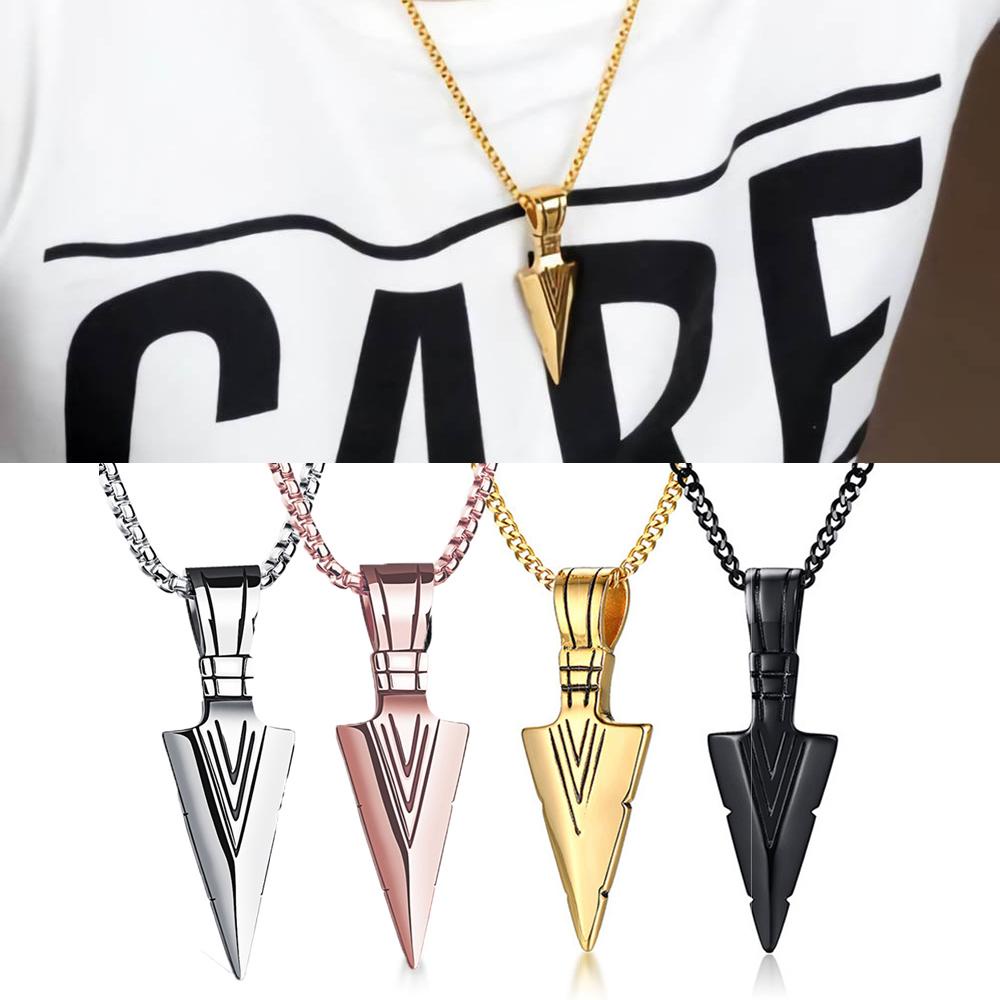 JONYE Vòng cổ Dạng Xích Ngắn Hình Mũi Tên Phong Cách Hip Hop Cá Tính Cho Nam Nữ